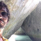 Paco León, en las Islas Vírgenes Británicas.-
