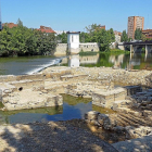 Estado que presentan los restos de las aceñas del río Pisuerga.-M.Á.SANTOS/ PHOTOGENIC