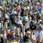 Concentración de apoyo a Pingüinos en Valladolid-J.M.Lostau