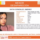 Katia González Jiménez. - CENTRO NACIONAL DE DESAPARECIDOS