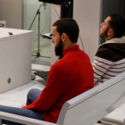 Vista del juicio en la Audiencia Nacional en el que este lunes se enjuicia a dos presuntos yihadistas, Ilyas Chentouf y Fouad Bouchihan.-/ JUAN CARLOS HIDALGO (EFE)