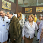 El gerente del Hospital Río Hortega y el presidente de la AECC.-ICAL