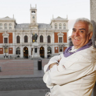 Francisco Martínez, en la Plaza Mayor de Valladolid.-J.M. LOSTAU