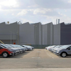 Parque de Proveedores de Renault  en Valladolid, ayer, con la nave ya concluida de inyección de aluminio para los motores.-J.M. LOSTAU