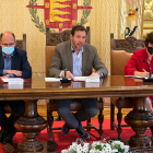 Rueda de prensa del equipo de Gobierno de Valladolid sobre la programación de obras en calles para 2022. -E. PRESS