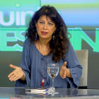 Ana Redondo durante 'La Quinta Esquina', programa emitido en La 8 Valladolid-J.M. Lostau