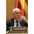El presidente del Consejo de Seguridad Nuclear, Fernando Marti, comparece en la Comisión deI Industria del Congreso de los Diputados.-ICAL