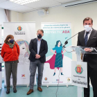 El alcalde de Valladolid, Óscar Puente, presenta el programa ADA, un proyecto para la formación digital y la inclusión de víctimas de violencia de género. / ICAL