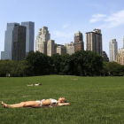 La ola de calor en Nueva York provoca altas temperaturas.-EPA