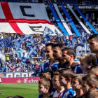 Aspecto de la grada del RCDE Stadium antes de un partido de esta temporada.-RCDE