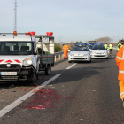 Fallece un trabajador de mantenimiento de la A-231 al ser atropellado por un camión a la altura de El Burgo Ranero-ICAL