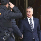 Iñigo Urkullu, tras declarar en el Tribunal Supremo.-DAVID CASTRO