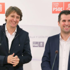 Carlos Martínez, alcalde de Soria y Luis Tudanca, secretario general del PSOE Castilla y León-Ical