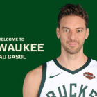 Pau Gasol, en una imagen promocional de su nuevo equipo, los Milwaukee Bucks.-TWITTER @BUCKS