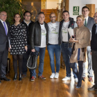 Reunión de trabajadores de LAUKI con los representantes de los diferentes grupos políticos de la Diputación de Valladolid.-ICAL