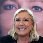 Marine Le Pen, este lunes.-REUTERS / PASCAL ROSSIGNOL