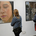 En la imagen superior,la obra ganadora, A la izquierda, Pascual Aranda.-LOSTAU