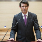 Jorge Rodríguez, presidente de la Diputación de Valencia, cuando prometió su cargo.-MIGUEL LORENZO