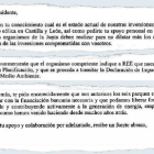 Extractos de de un correo electrónico enviado el 5 de marzo de 2008 por el ahora ex presidente de Campofrío, Pedro Ballvé, al ya fallecido Tomás Villanueva.-EL MUNDO