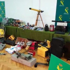 Objetos procedentes de los diferentes robos cometidos.-GUARDIA CIVIL
