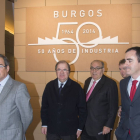 El presidente de la Junta de Castilla y León, Juan Vicente Herrera, visita la exposición 'Burgos Ciudad Industrial. 50 años del Polo de Promoción y Desarrollo 1964-2014'-Ical