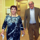 La alcaldesa de Segovia; Clara Luquero y, el concejal de Economía y Hacienda; Alfonso Reguera-Alberto Benavente