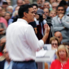 Pedro Sánchez, durante un mitin el pasado jueves en Bilbao.-EFE / LUIS TEJIDO