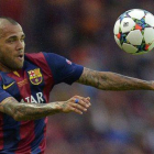 Dani Alves, en un momento de la final de la Champions contra la Juve, en el Estadio Olímpico de Berlín.-Foto: AFP / OLIVER LANG