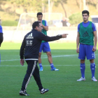 Eusebio durante su primer entrenamiento con la Real Sociedad-Javi Colmenero