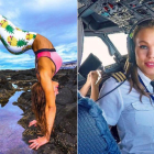 Malin Rydquist acumula seguidores en las redes sociales por sus posturas perfectas de yogas en lugares idílicos.-INSTAGRAM / @FLYMEYOGA