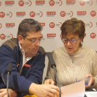 Benito Gómez y Rosa González, responsables de CCOO y UGT.-EUROPA PRESS