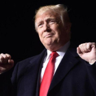 Donald Trump, en un acto electoral en Wisconsin.-SUSAN WALSH (AP)