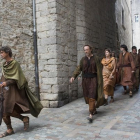 Figurantes de Juego de tronos, en Gerona.-JOAN CASTRO