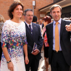 La consejera de Cultura y Tursimo, María Josefa García Cirac(I), asiste a los actos de celebración del Día del Turismo de Castilla y León, acompañada por el director general de Turismo, Javier Ramírez(D).-ICAL