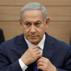 El primer ministro israelí, Binyamin Netanyahu.-EFE / ABIR SULTAN