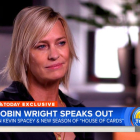 Robin Wright, en una entrevista en Today, programa de la cadena estadounidense NBC.-NBC