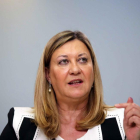 La consejera de Economía y Hacienda, Pilar del Olmo, comparece tras una reunión del Consejo de Gobierno-Ical