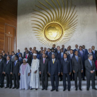 Participantes en la asamblea de la Unión Africana en Adís Abeba.-MUGULETA AYENE / AP