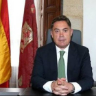 Marcos Martínez, en su despacho de la diputación.-