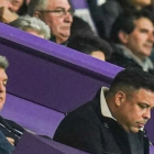 Ronaldo junto a Laporta, dos de los tres presidentes cuyos clubes más se han hundido en su límite salarial.