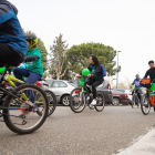 Imagen de la bicicletada por la escuela pública. ICAL