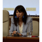 La ministra de Igualdad, Ana Redondo, durante la apertura del XXI Congreso de la Asociación de Constitucionalistas de España (ACE) en la facultad de Derecho de Valladolid. - E. PRESS.