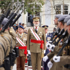 El Rey Felipe VI preside la parada militar en Valladolid.-ICAL