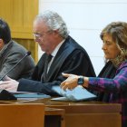 Primera sesión del juicio en Valladolid del caso conocido como 'Perla Negra', en el que se sientan en el banquillo de los acusados doce ex altos cargos de la Junta de Castilla y León y empresarios. -PHOTOGENIC