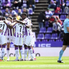 Conjura de los jugadores del Real Valladolid ante el Levante