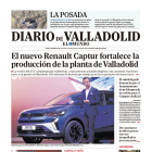 Portada de diario de Valladolid 5 de abril