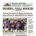 Portada de diario de Valladolid 8 de abril