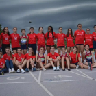 Equipo femenino del Club Atletismo Valladolid.