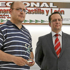 Eduardo Izquierdo en una foto de archivo recibiendo un premio en una Gala de balonmano.