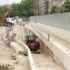 Obras en el paso de Padre Claret, que finalizarán en junio.